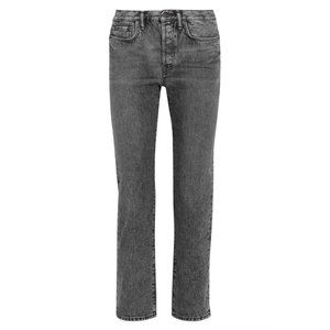 SOLD ❌ ACNE STUDIOS | NEW Blå Konst 1997 Grey Acid Wash Straight Leg Jeans 27